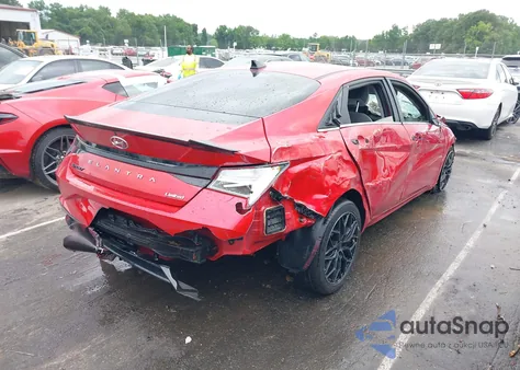 2021 Hyundai Elantra Limited из США, поврежденный, VIN 5NPLP4AG1MH013053